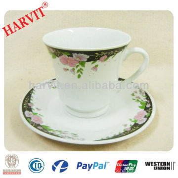 Modern Turkish Coffee Cups Plates / Personalized Tea Cup Saucer Set / Porcelain Coffee Cup And Saucer Sets